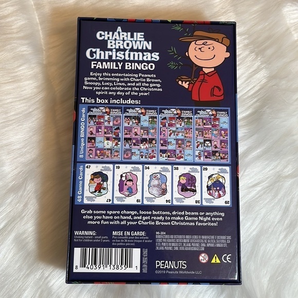 A Charlie Brown Christmas Bingo Game - Picture 2 of 4